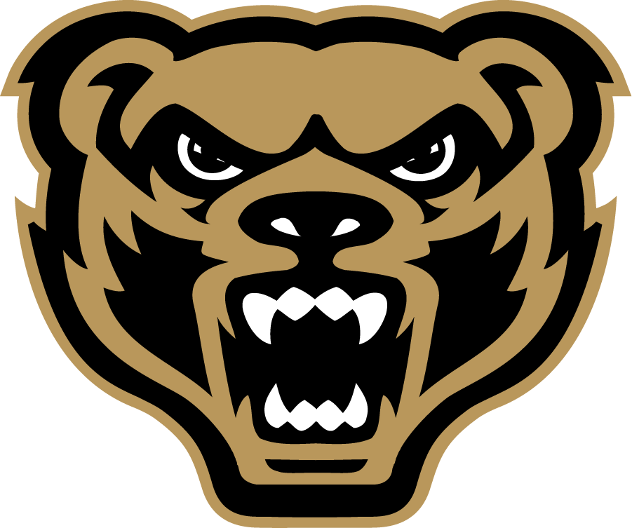 Oakland Golden Grizzlies 2021-Pres Primary Logo DIY iron on transfer (heat transfer)